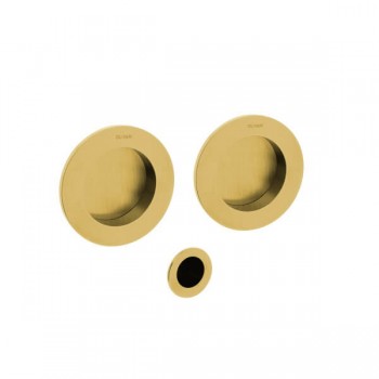 Schuifdeurkom Dante Olivari messing mat titaan PVD