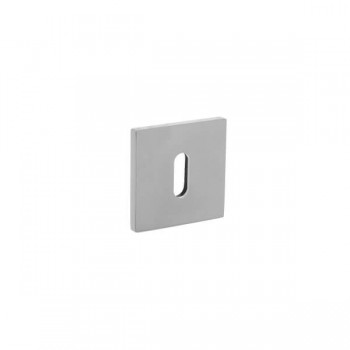 Sleutelrozet vierkant Olivari mat chroom