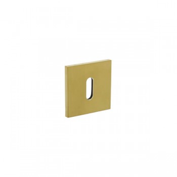 Sleutelrozet vierkant Olivari mat messing titaan PVD