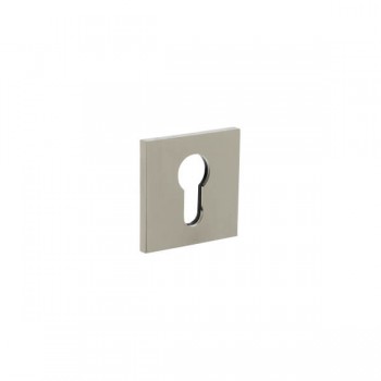 Cilinderrozet vierkant Olivari mat nikkel titaan PVD