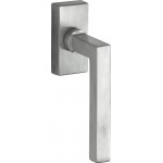 Draaikiep Kare Bauhaus messing mat nikkel ongelakt