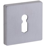 Sleutelrozet Bauhaus-Style verdekt mat chroom