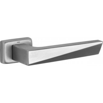 Deurkruk Mini V mat nikkel ongelakt