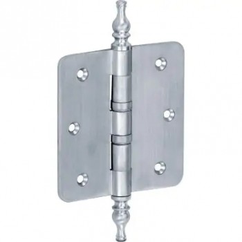 Kogellager scharnier 76x76 mat chroom vaas