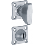 Ton bombé toiletgarnituur mat chroom