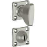 Ton bombé toiletgarnituur mat nikkel ongelakt