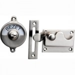 Vrij bezet overslag met bocht mat nikkel ongelakt