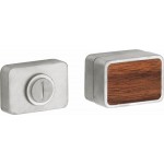 Toiletgarnituur Maximal mat nikkel ongelakt walnoot M&T