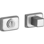 Toiletgarnituur Mini mat nikkel ongelakt M&T