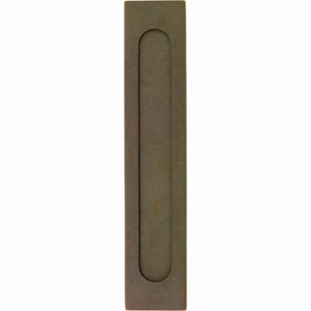 Briefplaat Verticaal antiek brons