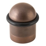 Deurbuffer cilinder 42mm antiek brons