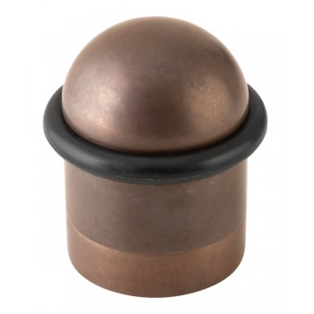 Deurbuffer cilinder 42mm antiek brons