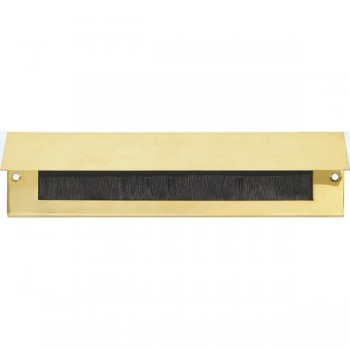 Tochtklep Mi Satori messing gepolijst gelakt recht met borstel