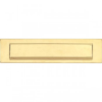 Briefplaat rechthoek Mi Satori messing ongelakt