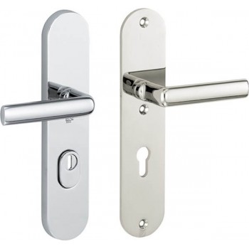 Veiligheidsset Padania glans nikkel/glans chroom KT achterdeur