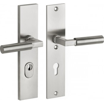 Veiligheidsset Bauhaus mat nikkel ongelakt achterdeur KT