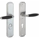 Veiligheidsset Bonton nouveau ebben antiek nikkel KT achterdeur