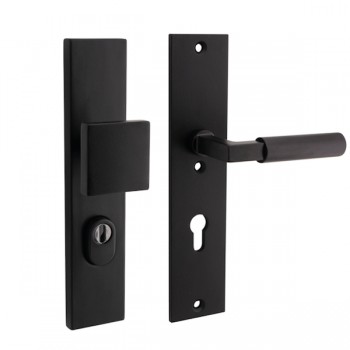 Veiligheidsset Bauhaus mat zwart voordeur KT