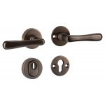 Veiligheidsset Linea antiek brons achterdeur KT