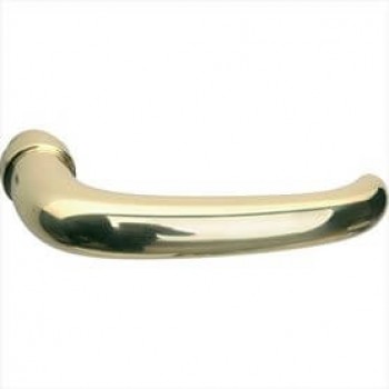 Deurkruk Halfsabel (gatdeel) messing gepolijst gelakt