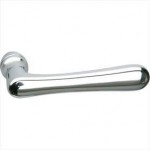 Deurkruk Linea (gatdeel) glans chroom