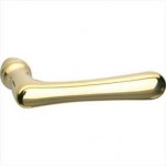 Deurkruk Linea (gatdeel) messing ongelakt