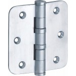 Kogellager scharnier 89x89 mat chroom vlak