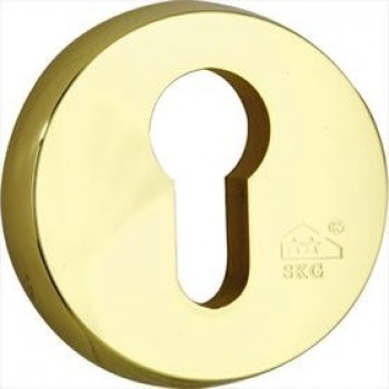 Cilinderrozet SKG Elegant BU messing gepolijst gelakt titaan