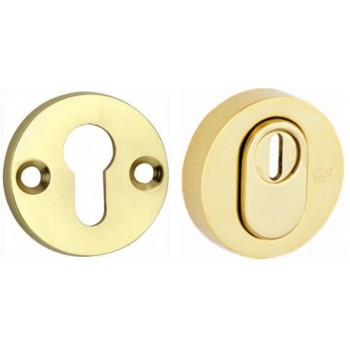 Veiligheidscilinderrozet SKG Elegant messing gelakt titaan