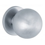 Voordeurknop kogel 60mm mat chroom