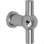 Meubelknop Chemin de Fer glans nikkel 47x9mm