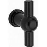 Meubelknop Chemin de Fer mat zwart 47x9mm