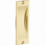 Schuifdeurkom Elegant messing ongelakt