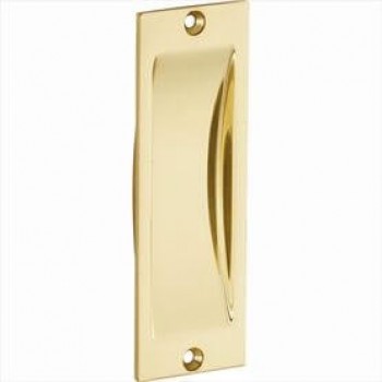 Schuifdeurkom Elegant messing ongelakt