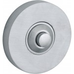 Beldrukker Vivo rond mat chroom