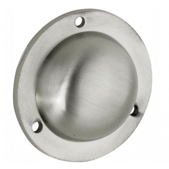 Moerkap Elegant mat nikkel ongelakt