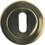 Sleutelrozet Cardea messing gepolijst gelakt