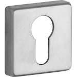 Cilinderrozet Mini mat nikkel ongelakt M&T