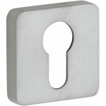 Cilinderrozet Minimal mat nikkel ongelakt M&T