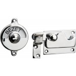 Vrij bezet overslag vlak glans chroom