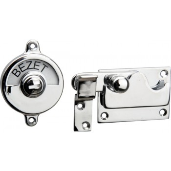 Vrij bezet overslag vlak glans chroom