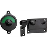 Vrij bezet overslag vlak mat zwart