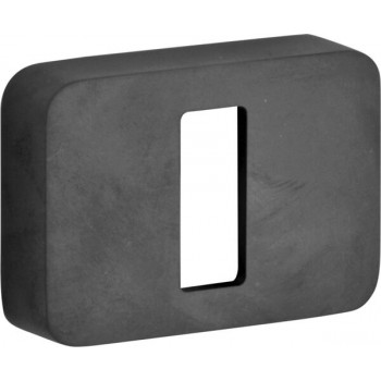 Sleutelrozet Minimal/Maximal mat zwart titaan M&T