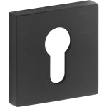 Cilinderrozet 06 mat zwart titaan M&T