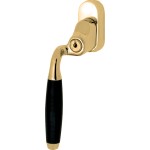 Draaikiep Ton afsluitbaar messing ongelakt ebben verkropt