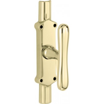 Kruisespagnolet Linea messing gepolijst gelakt