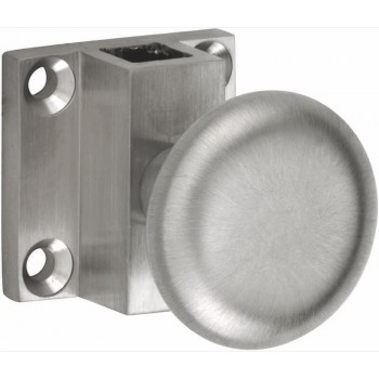 Trekknop espagnolet voor vierkante stang mat nikkel ongelakt