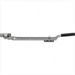 Raamuitzetter Bauhaus mat nikkel ongelakt ebben