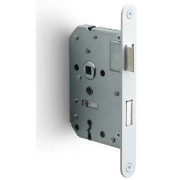 BASICS LBLA-N56 deurslot sleutel afgerond wit