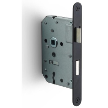 BASICS LBLA-N56 deurslot sleutel afgerond mat zwart